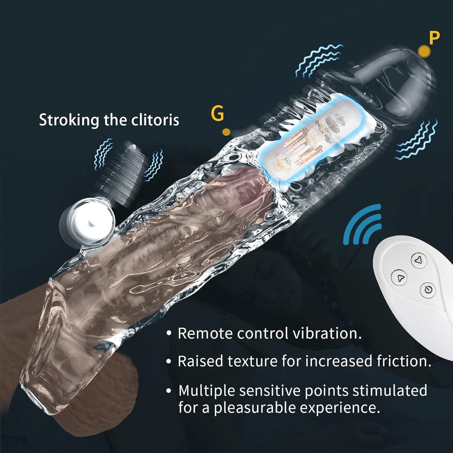 VoltRage Extend & Vibrate Penis Sleeve-4