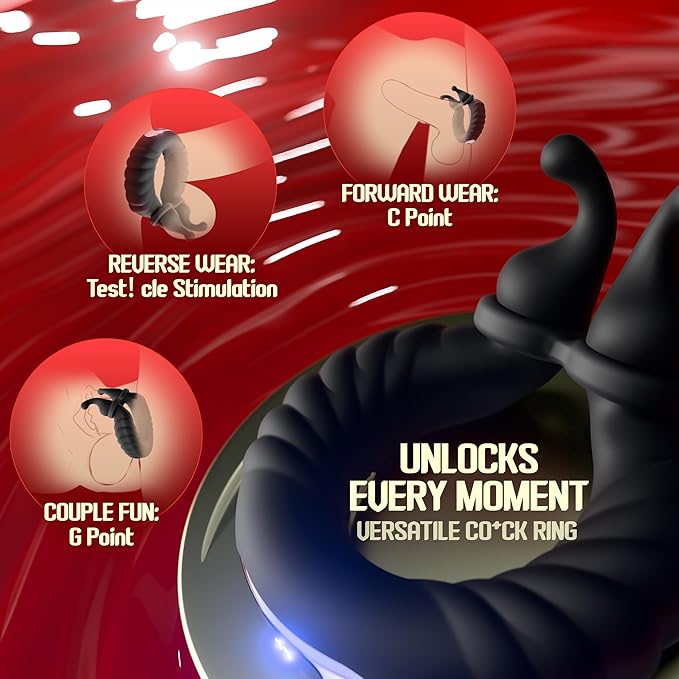 CraveTouch Multi-Mode Vibrating Penis Ring-2