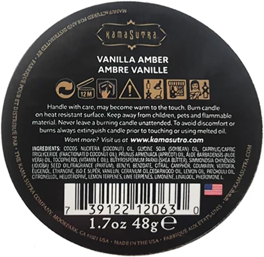 Vanilla Pheromone Massage Candle-2