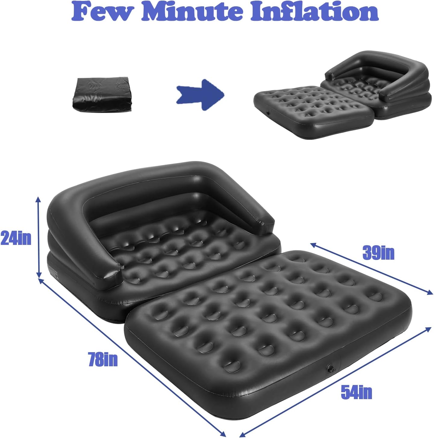 LoversNest Inflatable 2-in-1 Sex Position Couch & Sofa-2