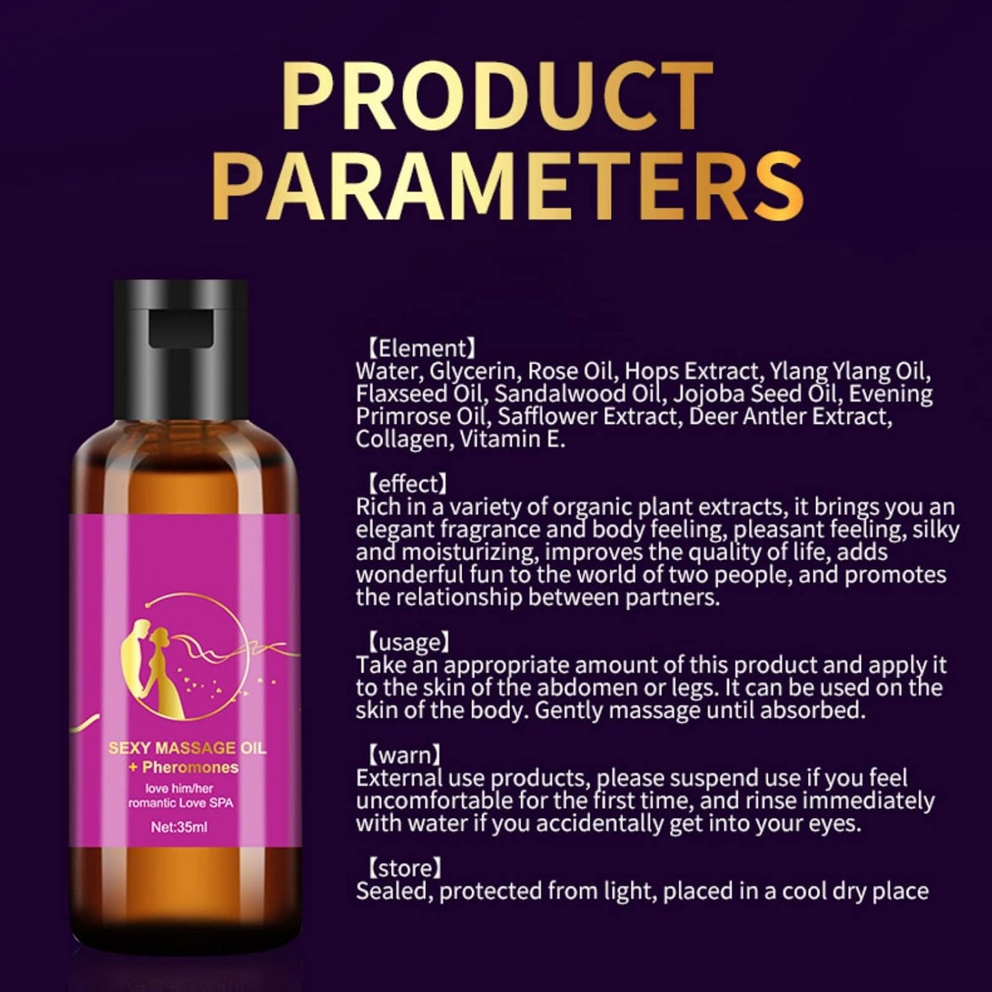 Sensual Massage Pheromones Oil for Couples-2