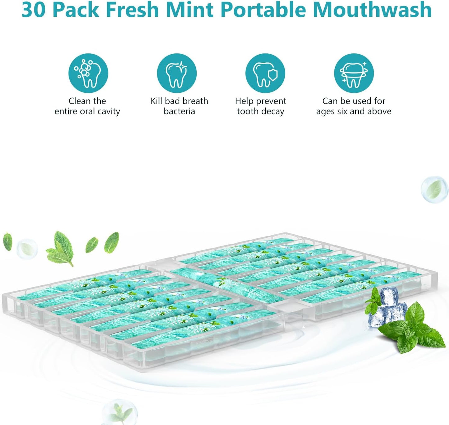 Morning After Mouthwash Packets - 30 Pack-1
