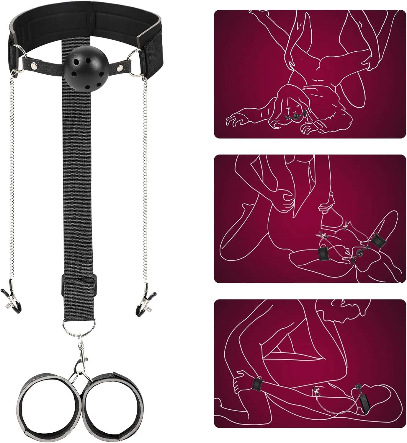 Front & Back BDSM Bondage Restraints-1