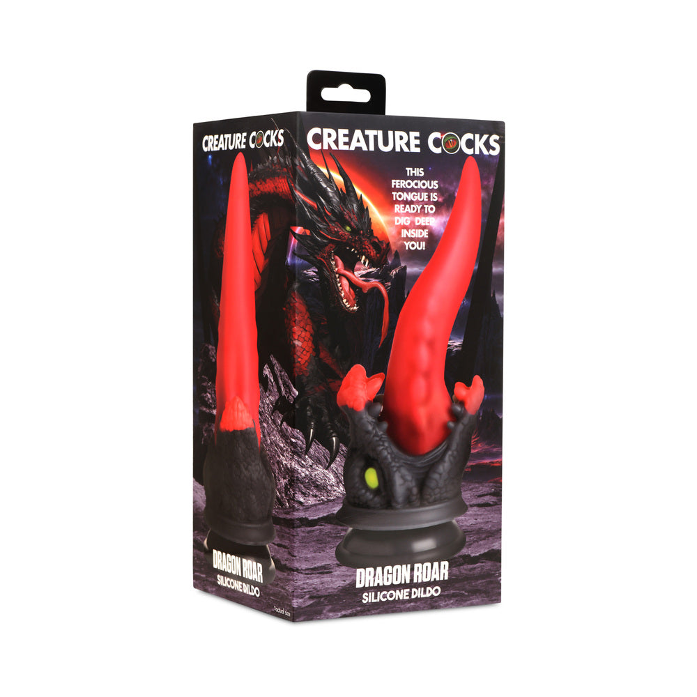 Creature Cocks Dragon Roar Silicone Dildo-0