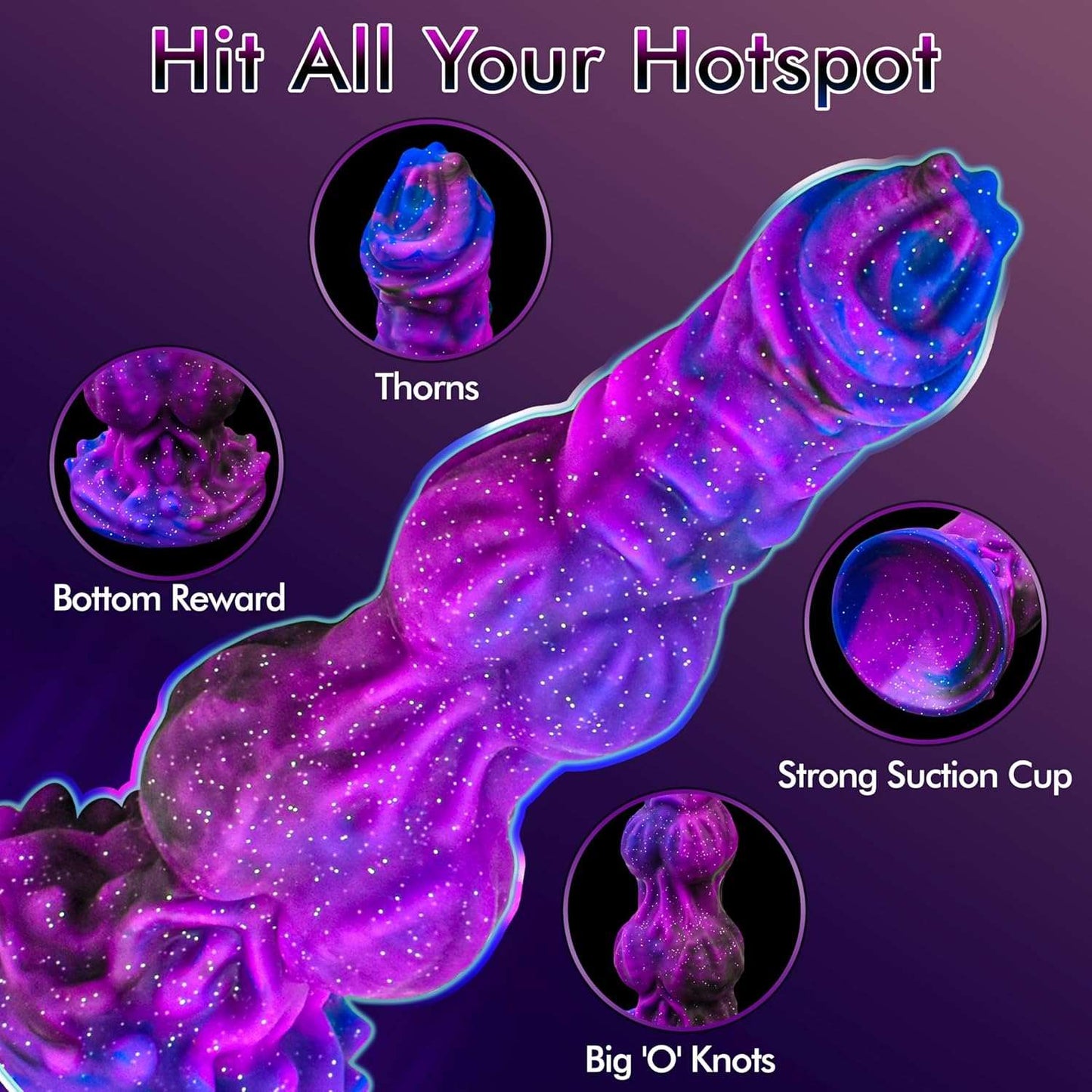 PureEden 9.6" Monster Fantasy Dildo-4