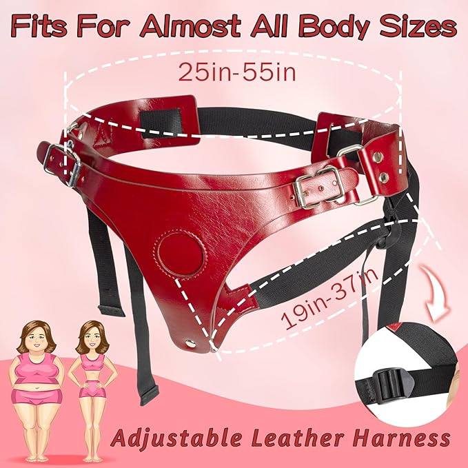 Strap-On Dildo Harness for BDSM Play-2