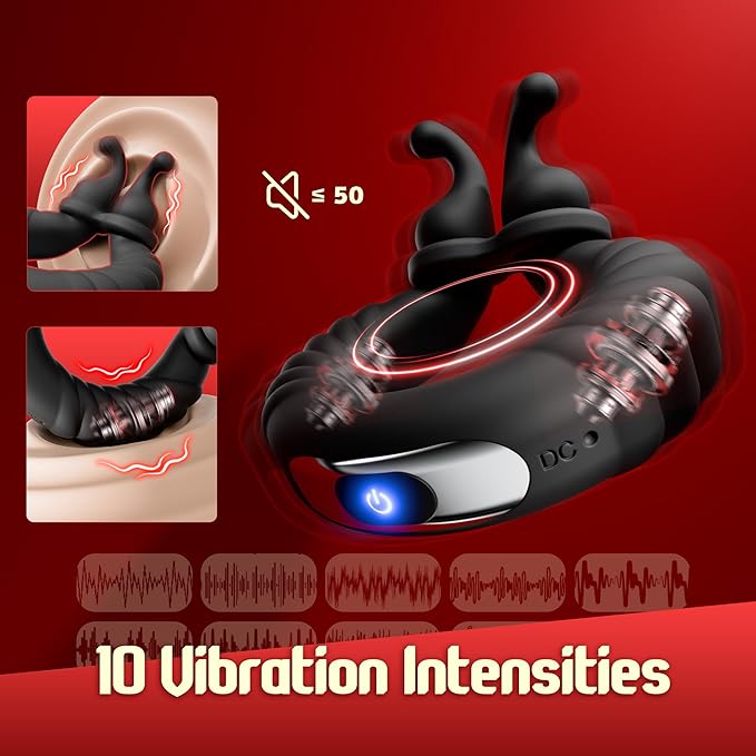 CraveTouch Multi-Mode Vibrating Penis Ring-4
