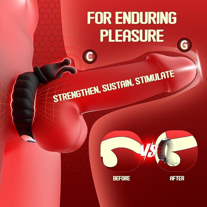 CraveTouch Multi-Mode Vibrating Penis Ring-3