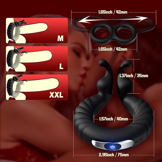 CraveTouch Multi-Mode Vibrating Penis Ring-1
