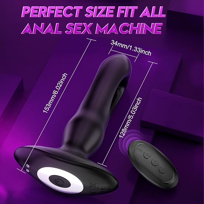 MotionSeal Flap & Pulse Anal Plug Vibrator-1