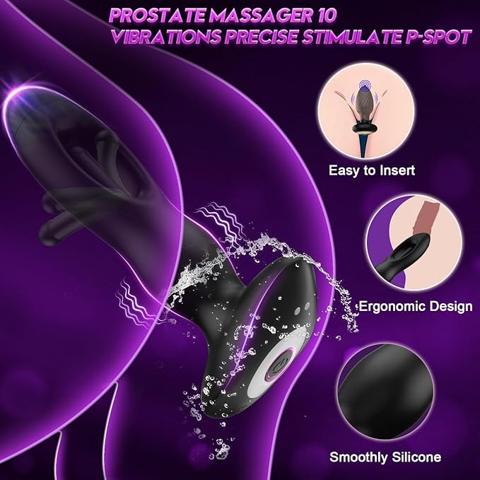 MotionSeal Flap & Pulse Anal Plug Vibrator-4