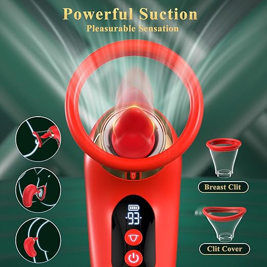 Rose Multi-Mode Clit Suction Vibrator-4