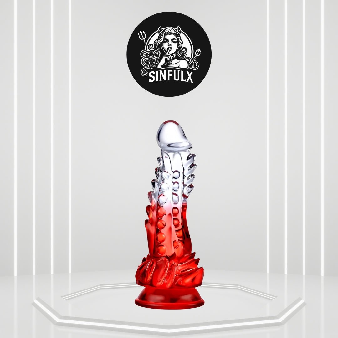 TitanThrill Clear Monster Dildo-0