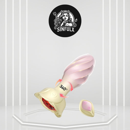 RoseAnomaly Remote Control Butt Plug Vibrator-0