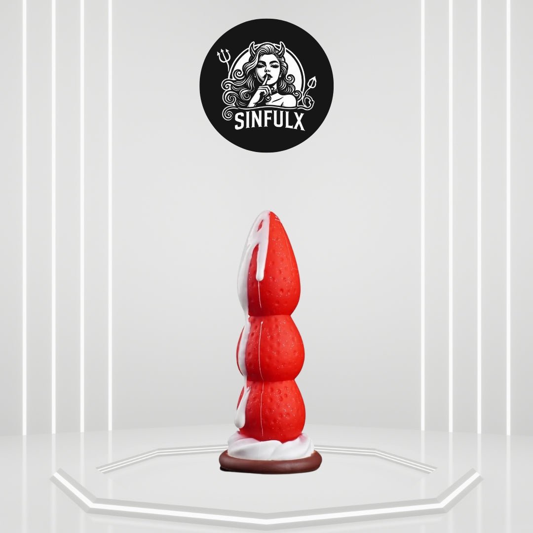 NeoGem 8" Strawberry Monster Dildo-0