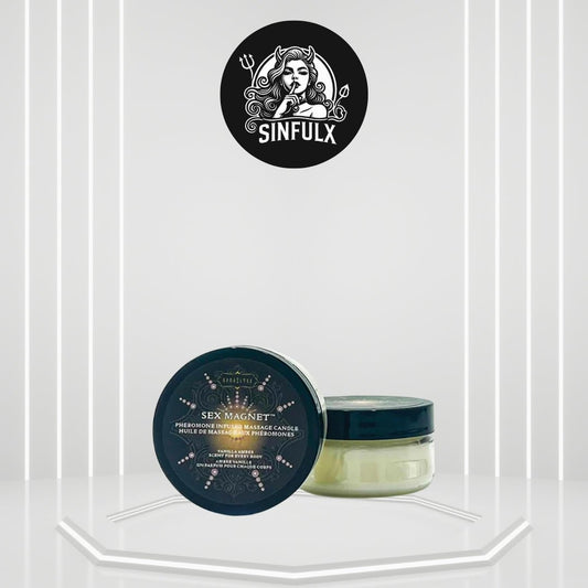 Vanilla Pheromone Massage Candle-0