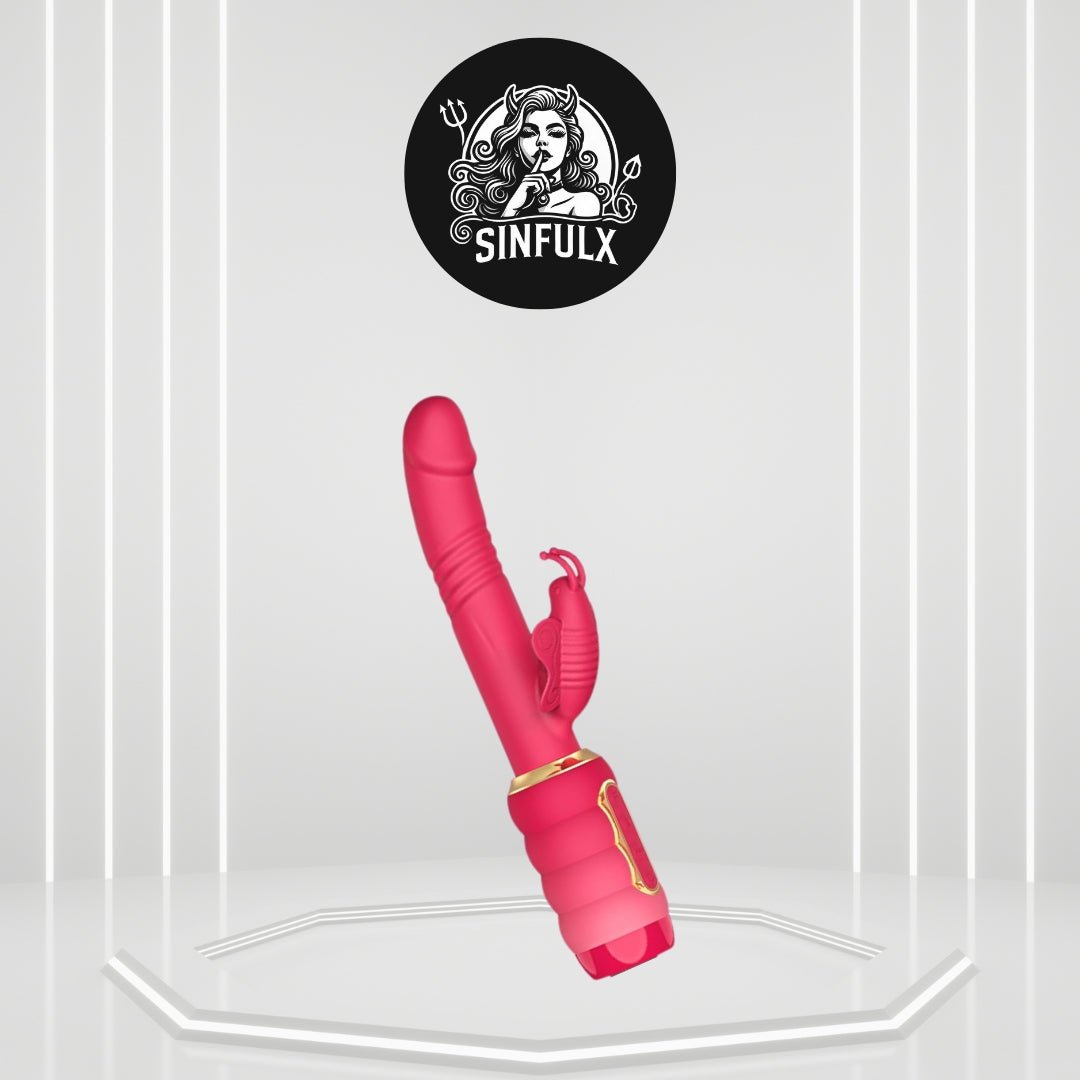 PrimeRose Butterfly Thrusting Sex Machine Vibrator-0