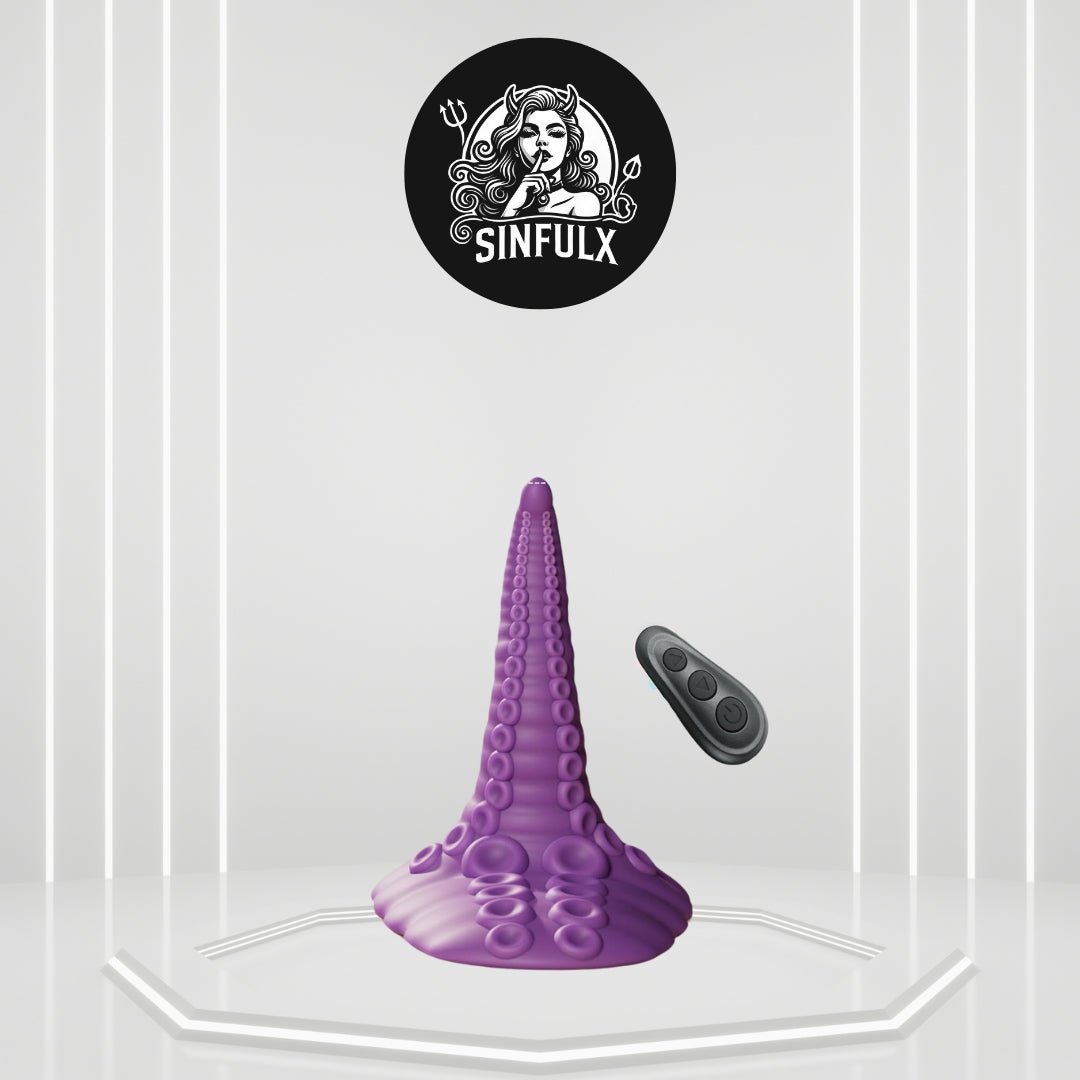 EuphorWave Fantasy Monster Tentacle Dildo | Vibrating, Waterproof, Powerful Suction Cup-0