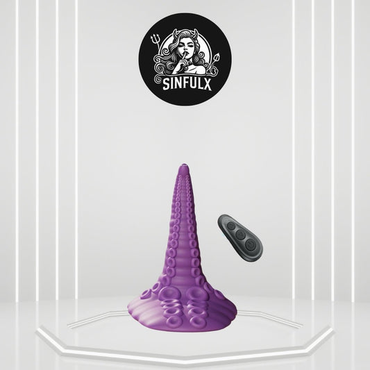 EuphorWave Fantasy Monster Tentacle Dildo | Vibrating, Waterproof, Powerful Suction Cup-0