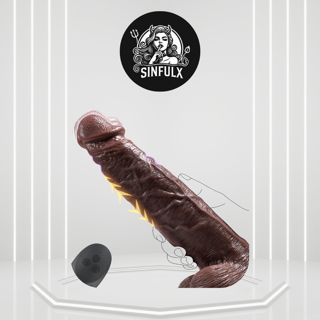TitanCore 10.43" Thrusting Dildo Vibrator-0