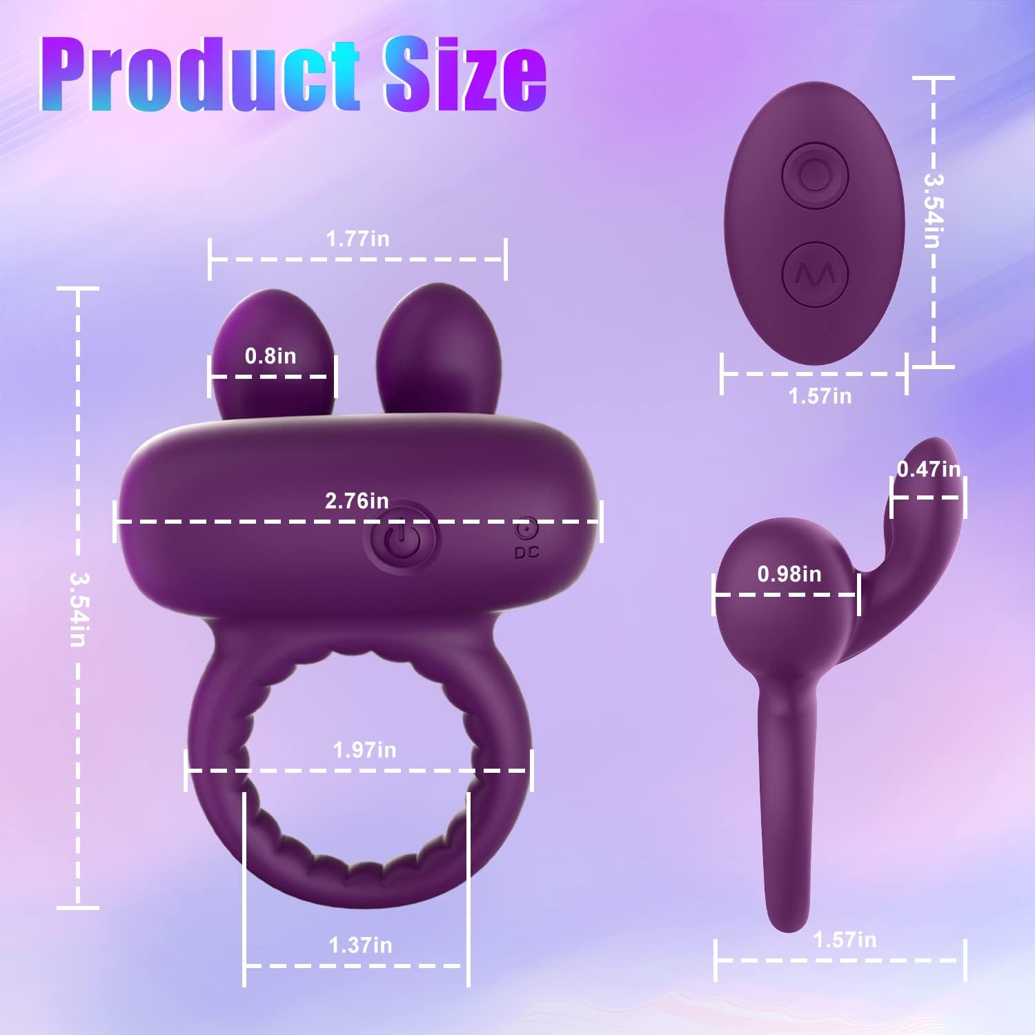 MotorBunny Couples' Penis Ring Vibrator-4