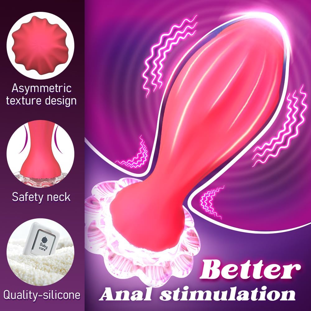 SatinPetal Vibrating Butt Plug-3