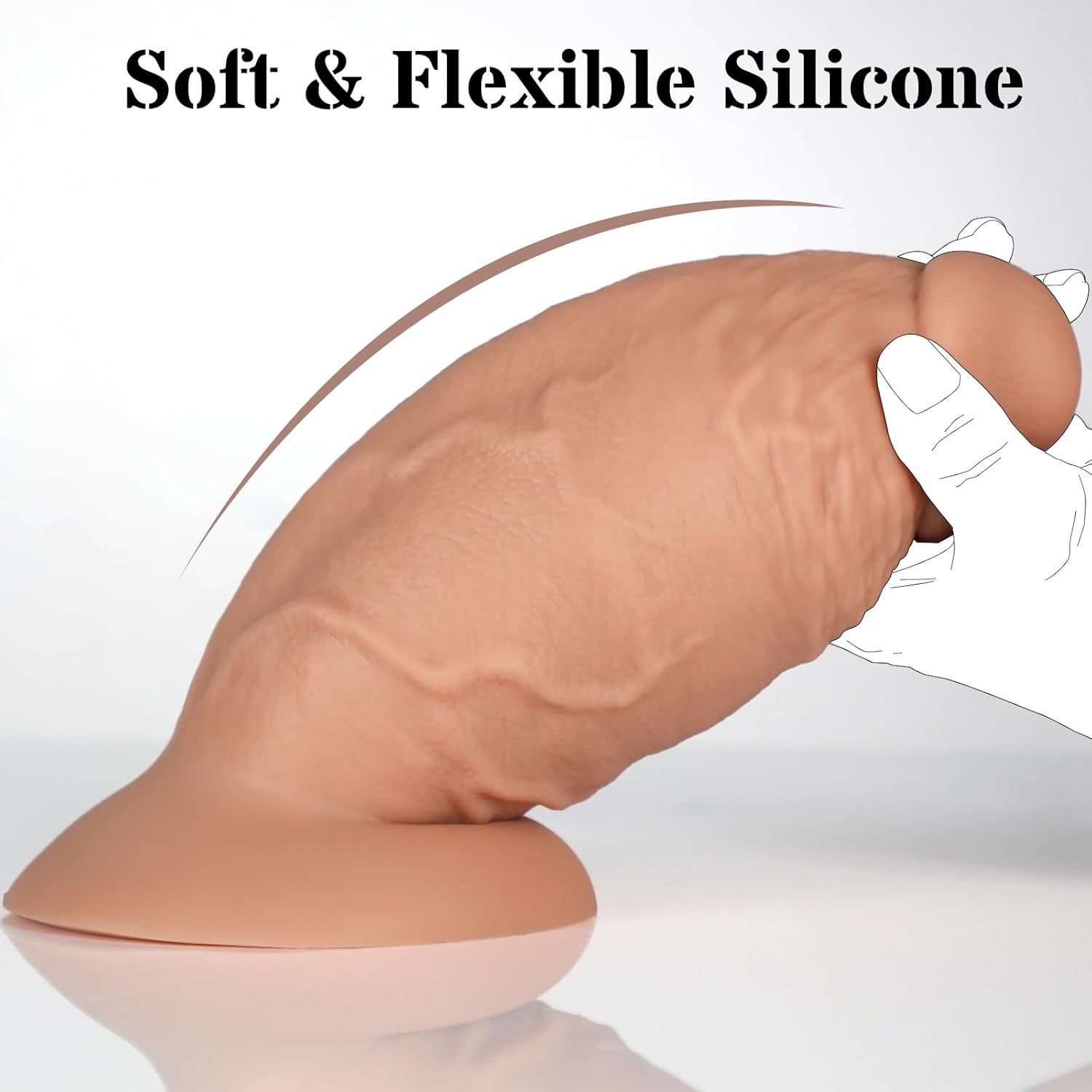 EclipseLust 3.8'' Diameter Thick Dildo-1