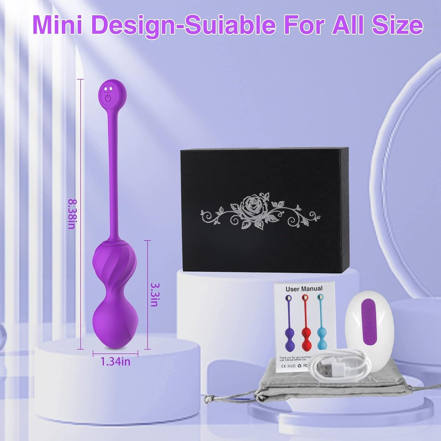 PureAllure Clitoral & Kegel Vibrator-4