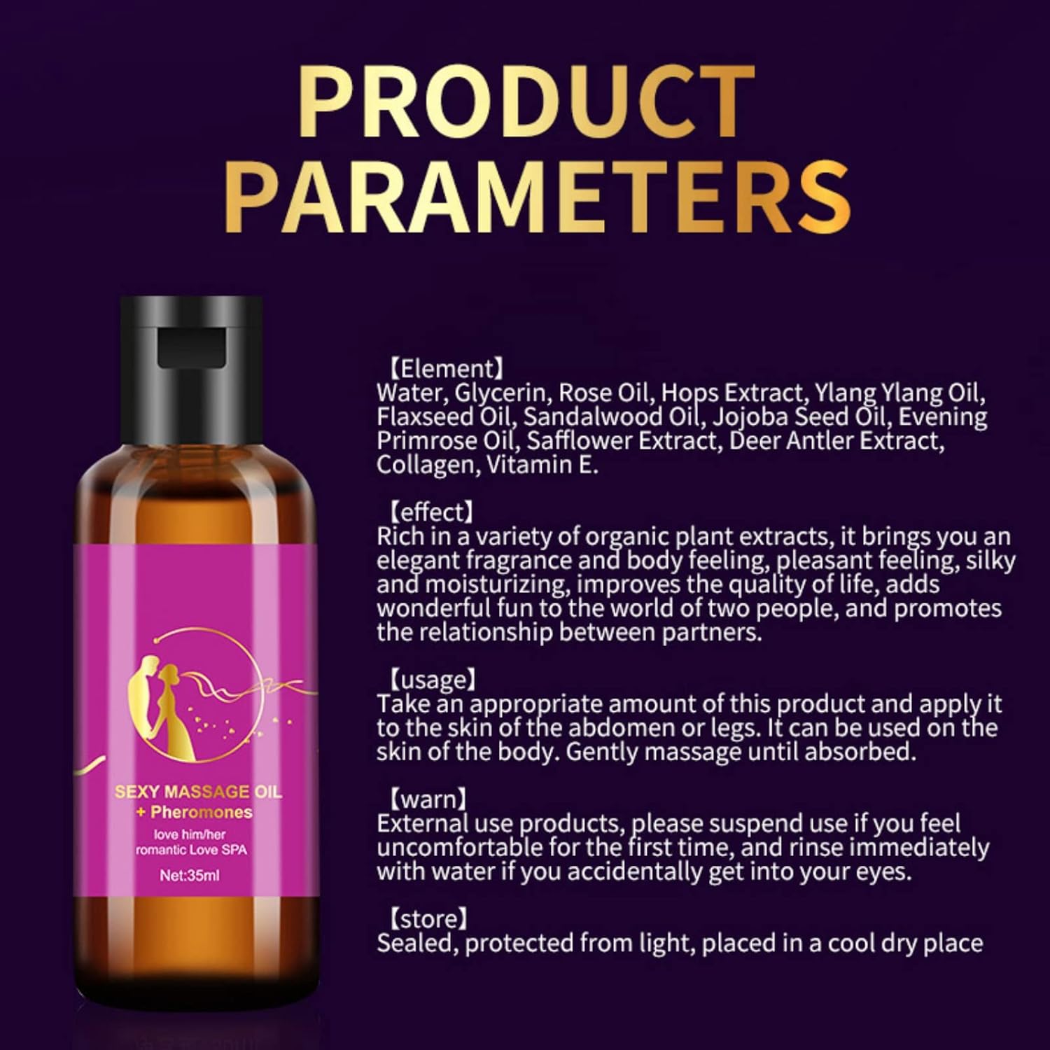 Sensual Massage Pheromones Oil for Couples-2