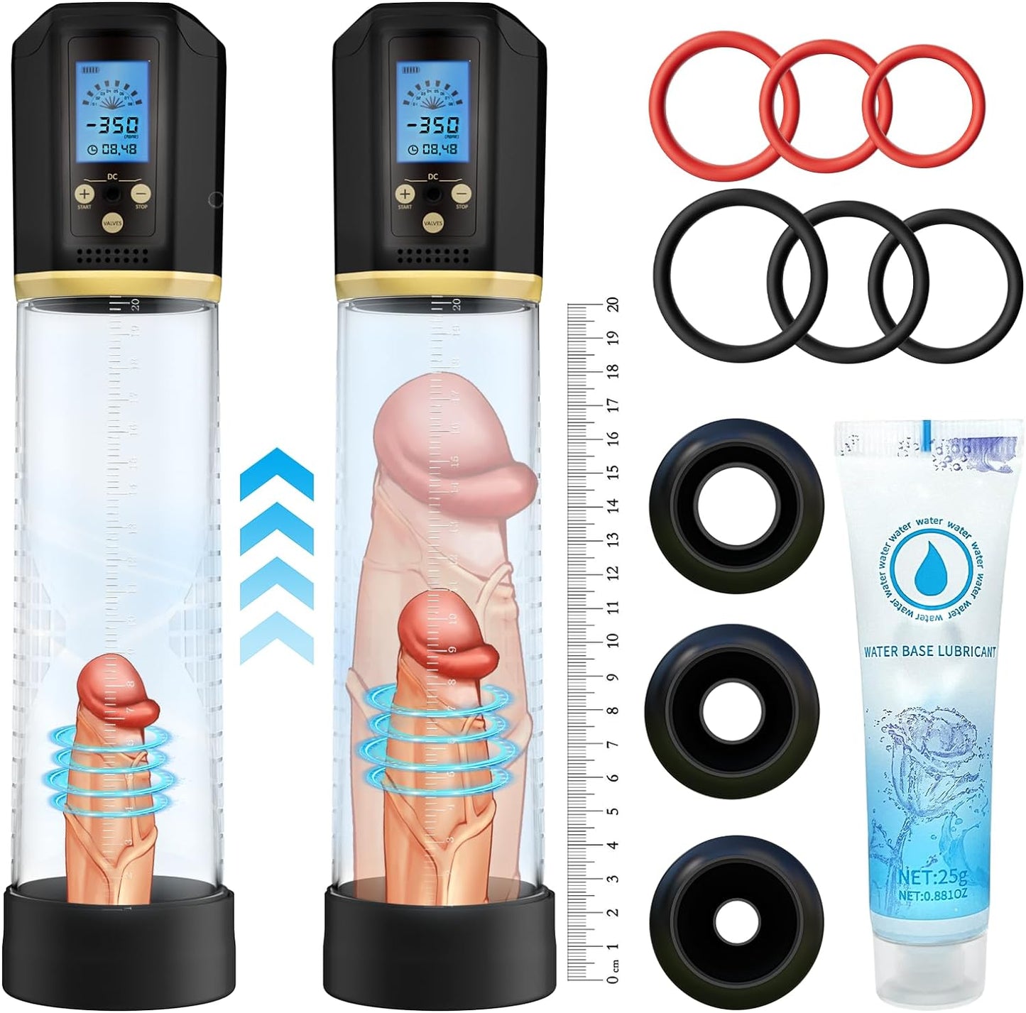ExtendPlus Electric Penis Pump with 8 Suction Modes & 6 Silicone Sleeves-1