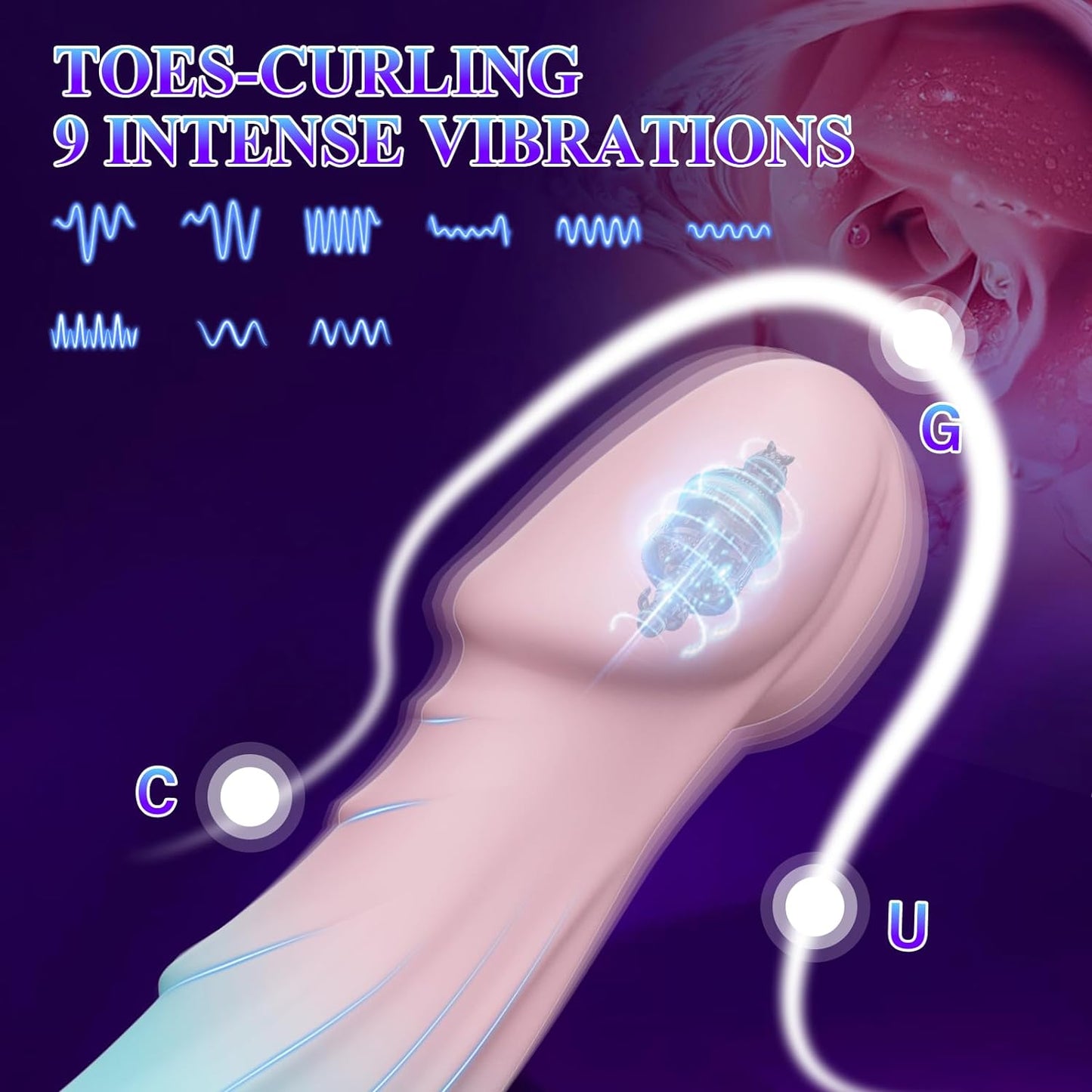 InfiniteFlare Suction Cup Dildo Vibrator-1