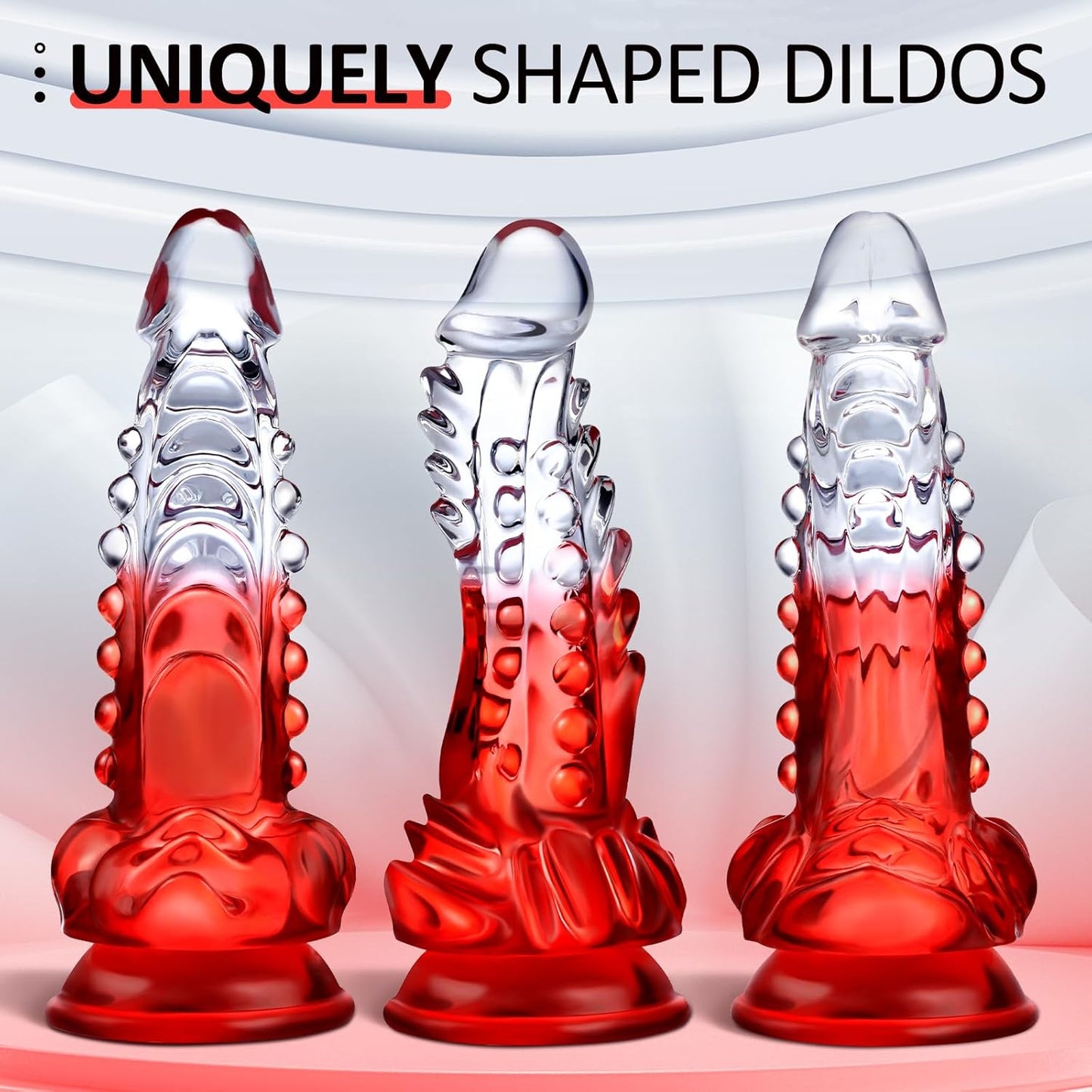 TitanThrill Clear Monster Dildo-4