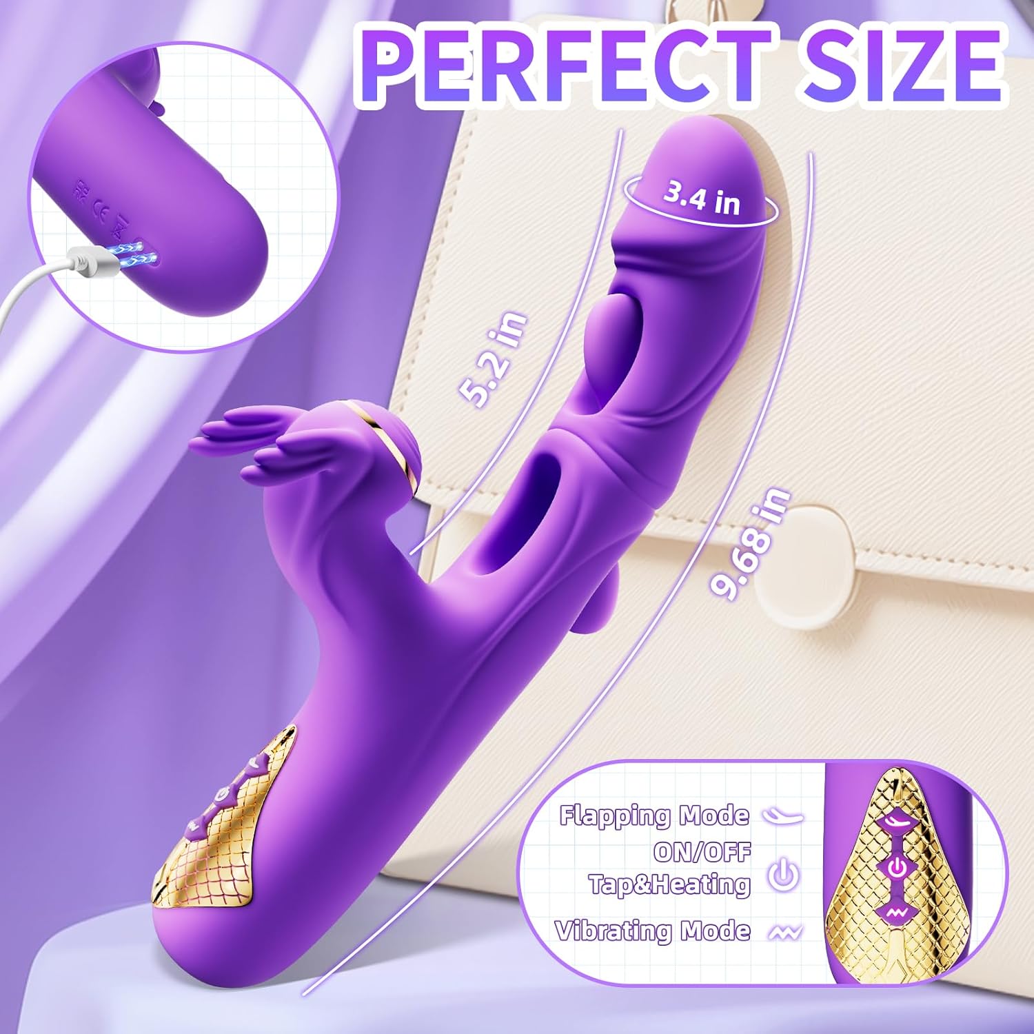 TwilightEuphoria Vibrating, Tapping & Flapping G-Spot Stimulator-4