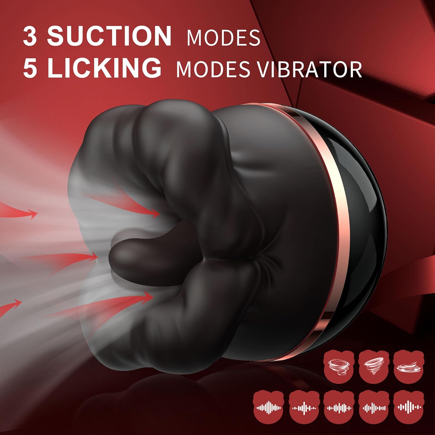 HushBloom Rose Suction Licking Vibrator-1