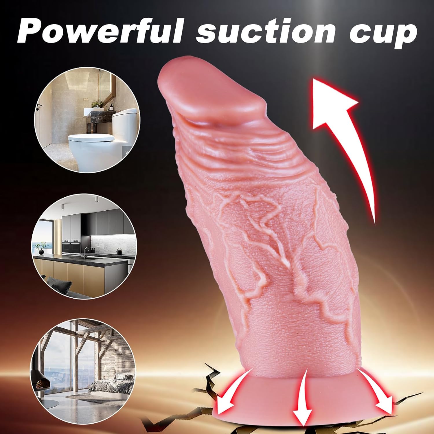 SoftThrob 3.2" Diameter Advanced Dildo-2