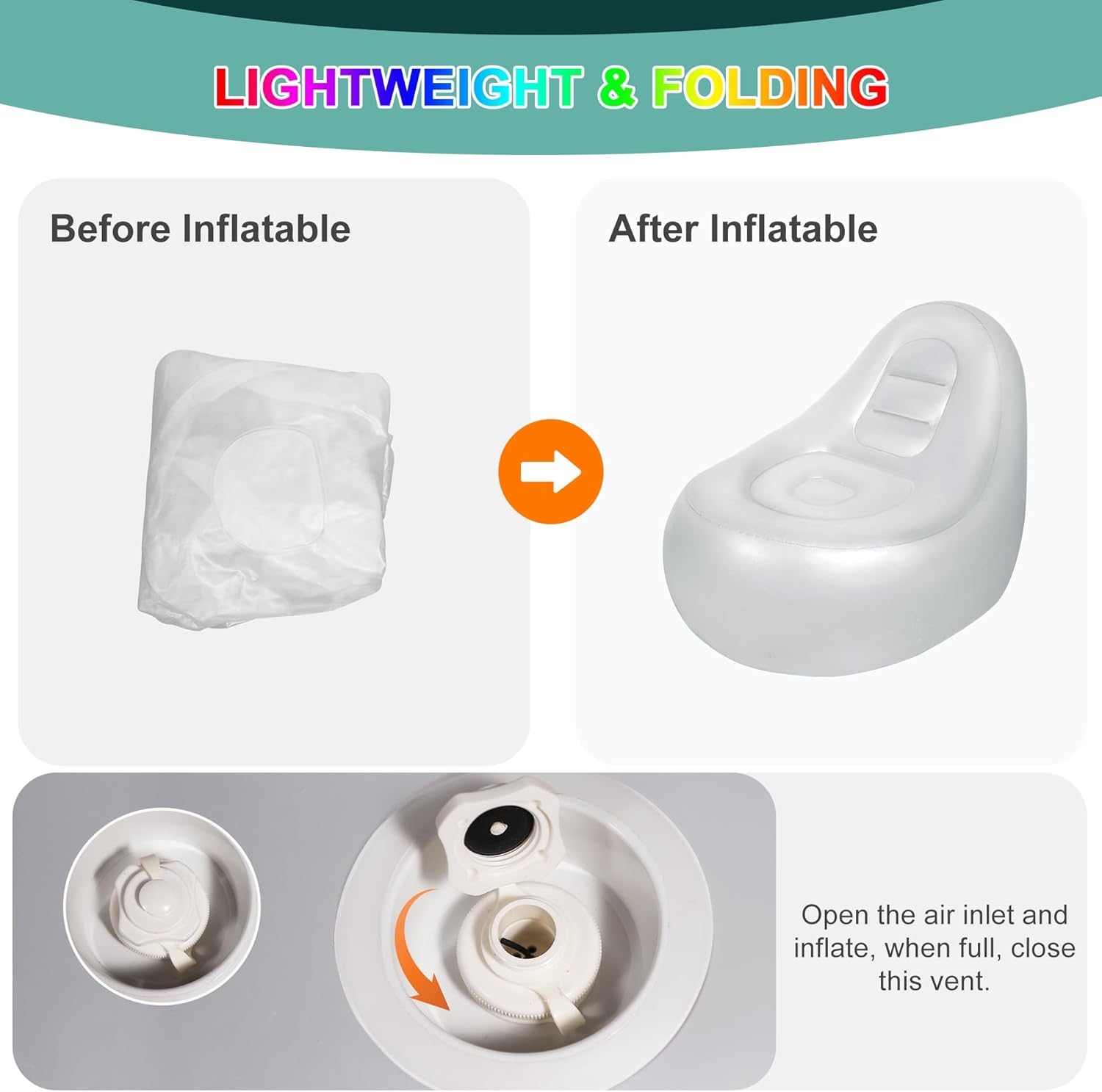 LightMuse Mood-Enhancing Inflatable Erotic Chair – LED Light, Durable PVC Design-4