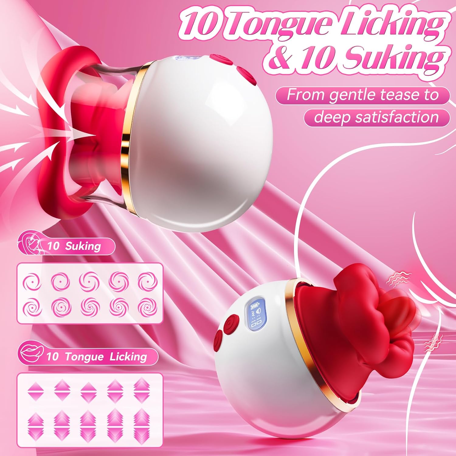 KissWhirl Mouth Sucking Tongue Vibrator-2