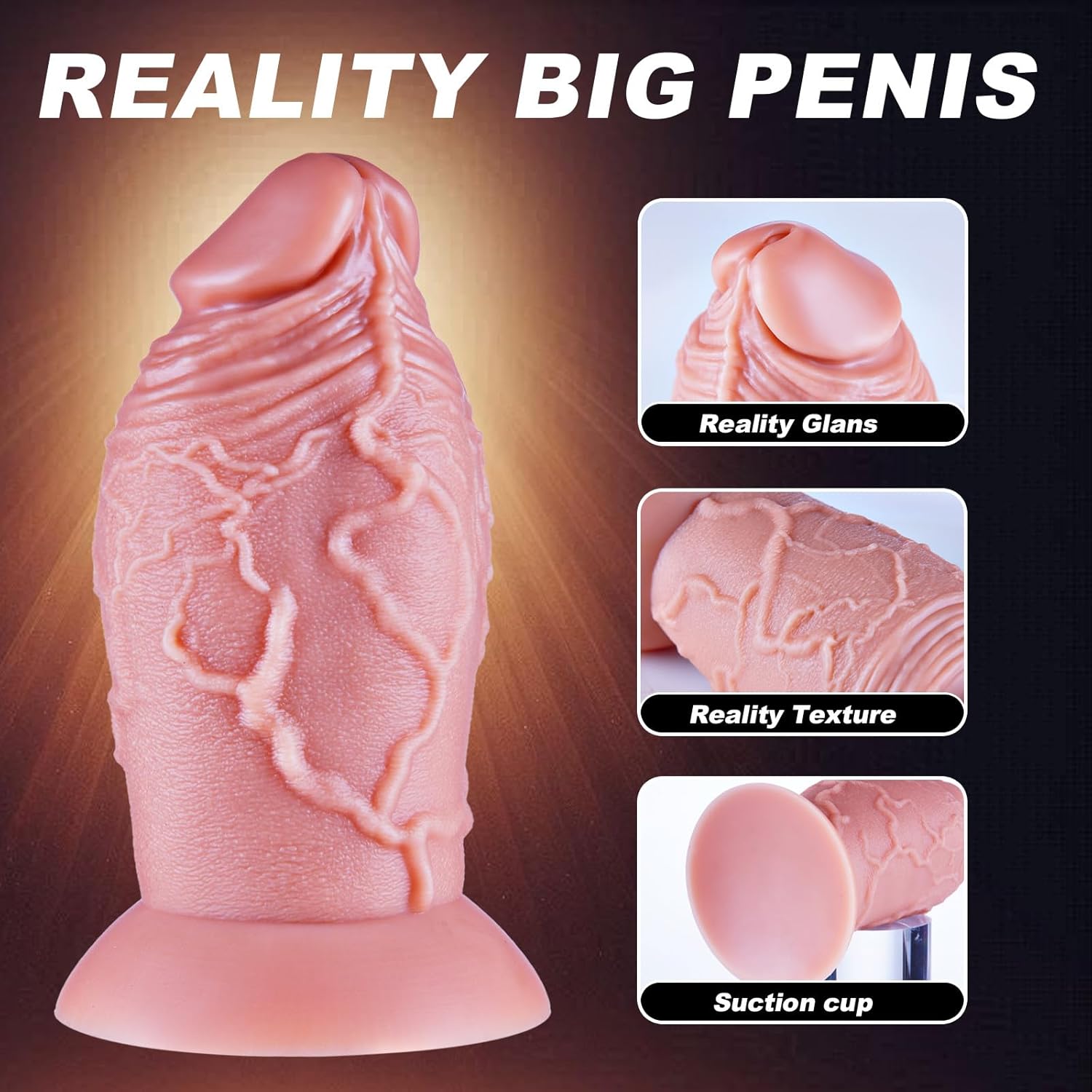 SoftThrob 3.2" Diameter Advanced Dildo-1