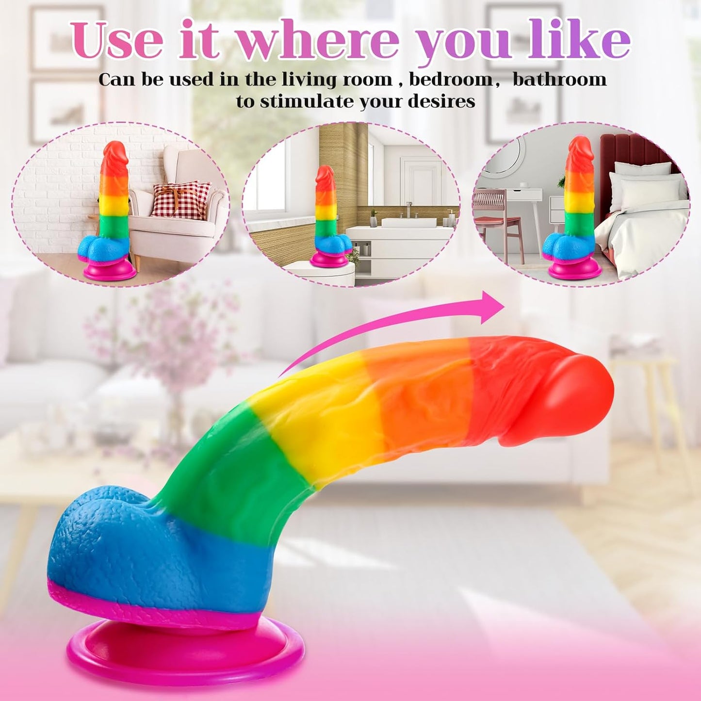 ColorRush 7.6" Dildo-1