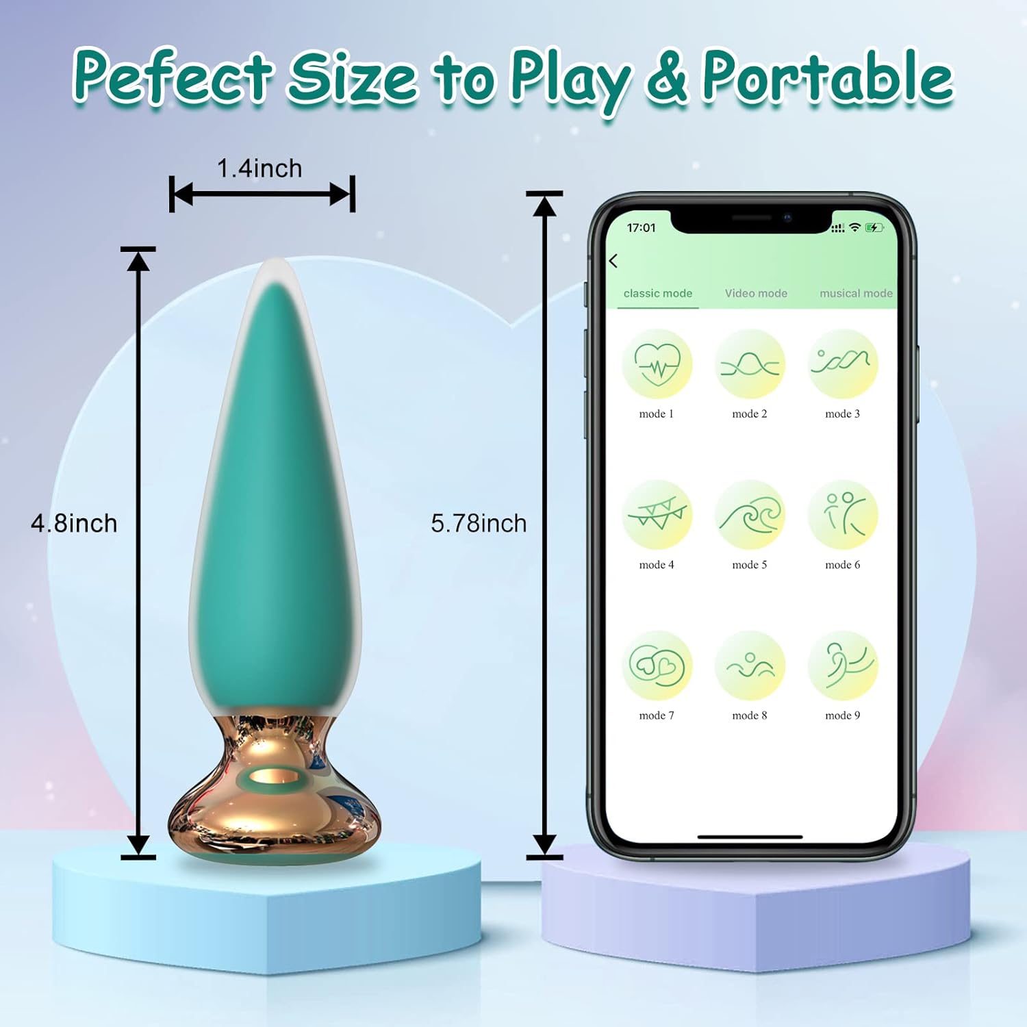 TenderRush Remote Control Anal Vibrator-3