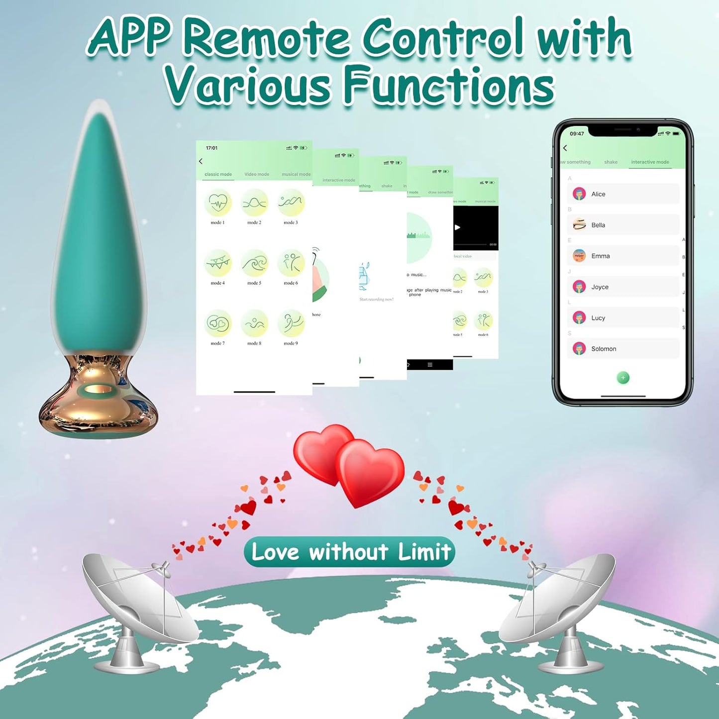 TenderRush Remote Control Anal Vibrator-2
