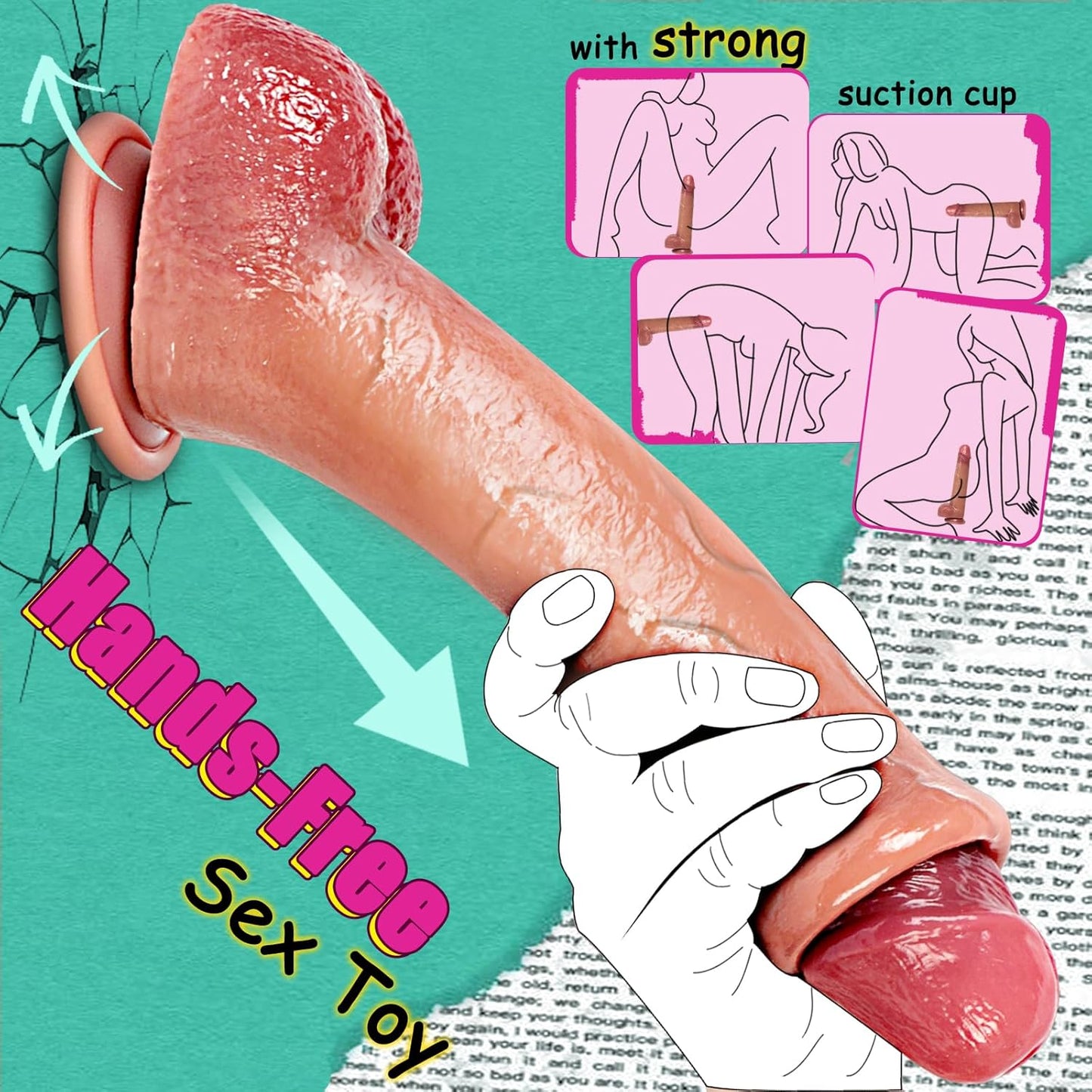 TitanRipple Movable Foreskin Dildo-4
