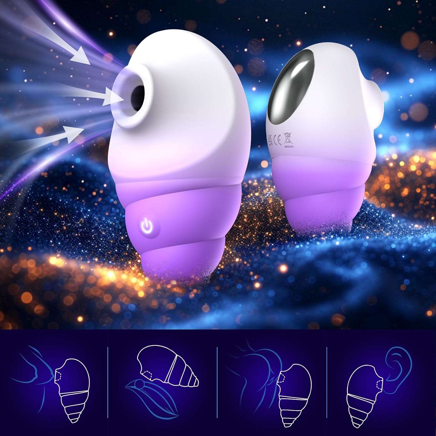 Conch-Shaped Clit Power Suction Vibrator-2