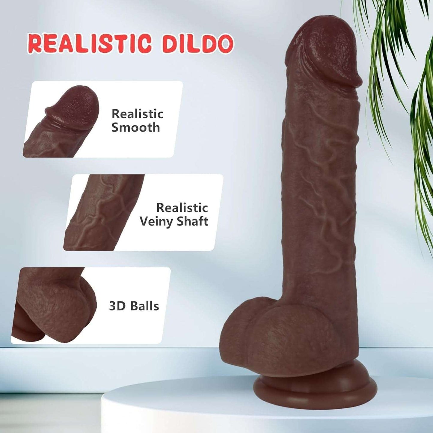 BBD Realistic Silicone Dildo-1