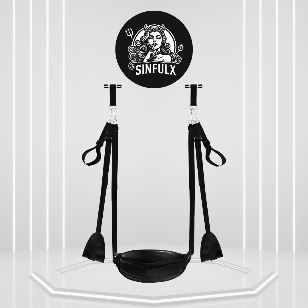 Upgraded Door BDSM Sex Swing with Thigh Strap-0