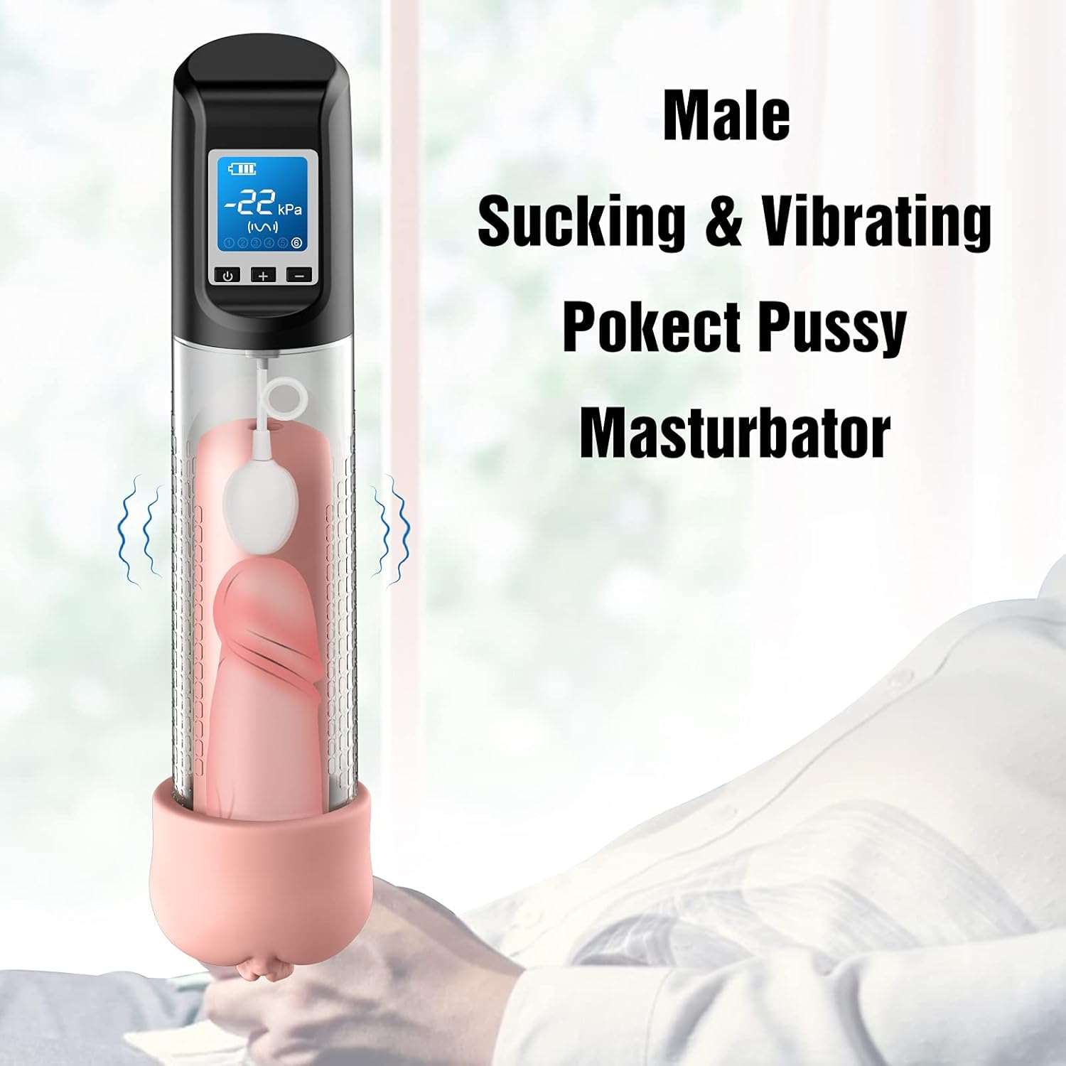 BlissSleeve Electric Vacuum Vibrating Penis Pump-3