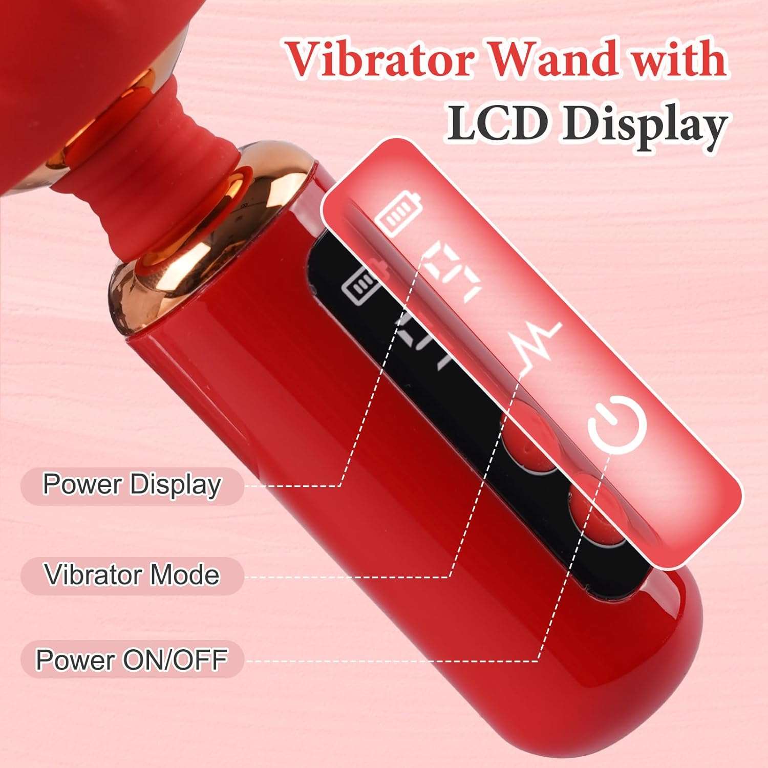 PowerRose Petal Wand Clitoris Vibrator-3