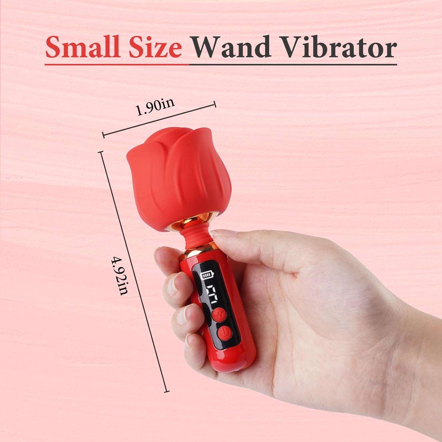 PowerRose Petal Wand Clitoris Vibrator-4