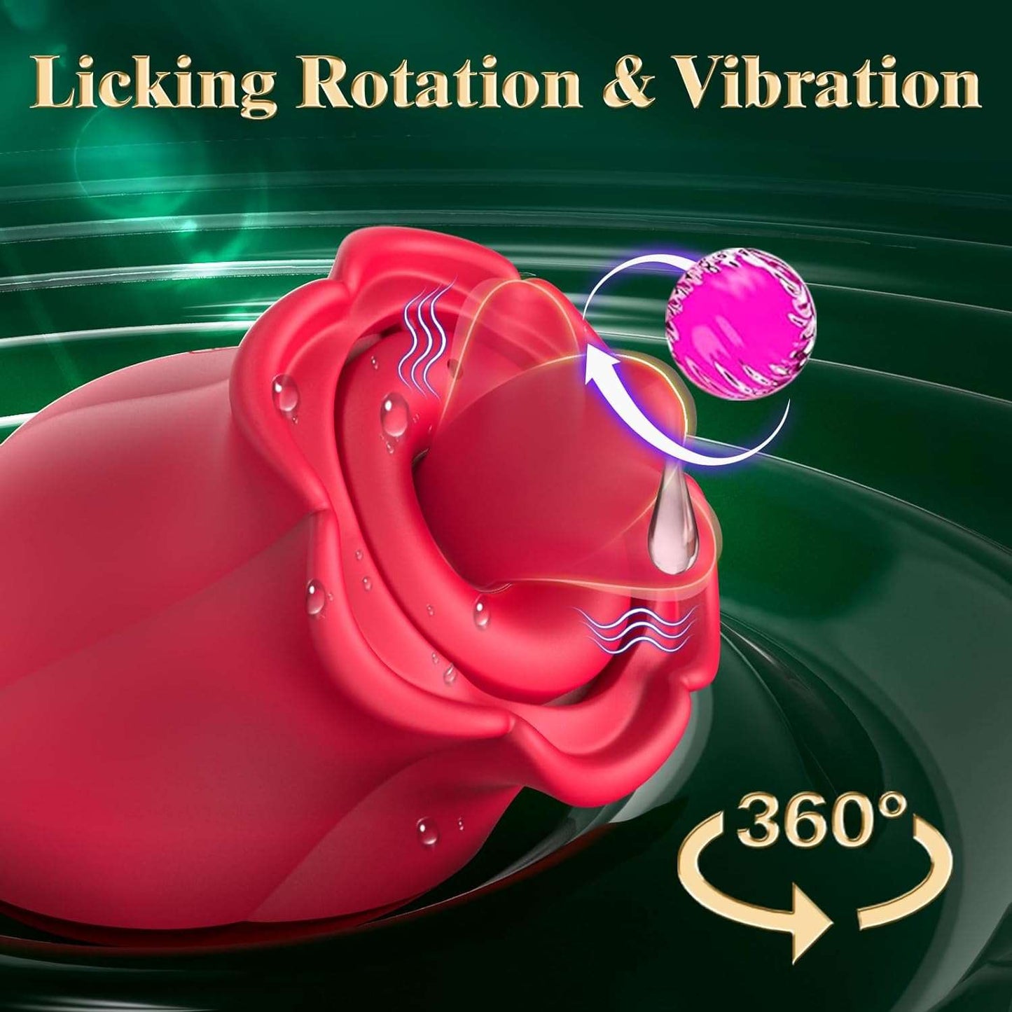 Blooming Rose Clitoral Suction Vibrator-3