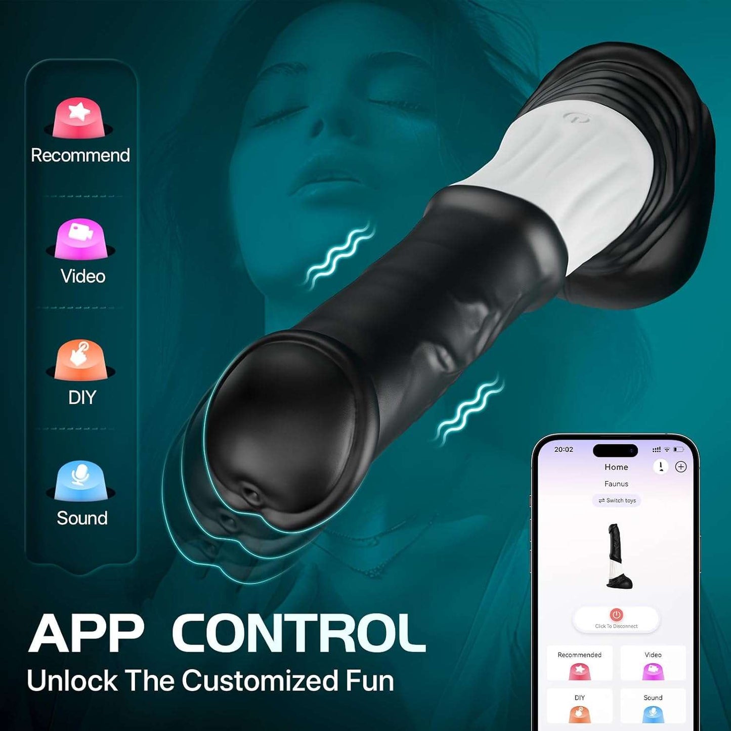 Remote Control Monster Dildo Vibrator-3